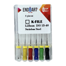 Ручні файли Ендо Арт (Endo Art) K-файл №15-40, 25 мм