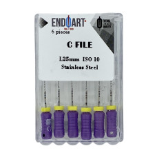 Ручні файли Ендо Арт (Endo Art) C-файл №10, 25 мм