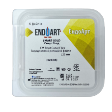 Машинні файли, Ендодонтичні ротаційні файли EndoArt Smart Gold 25 mm (025/04)
