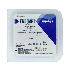Машинні файли, Ендодонтичні ротаційні файли EndoArt Touch Blue 25 mm (010/06)