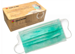 Маска ECO Plus "BLACK SEA MED", зелені