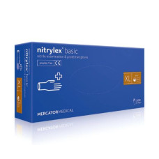 Рукавиці XL "Nitrylex Basic", нітрілові, нестерильні, неприпудрені, 50пар