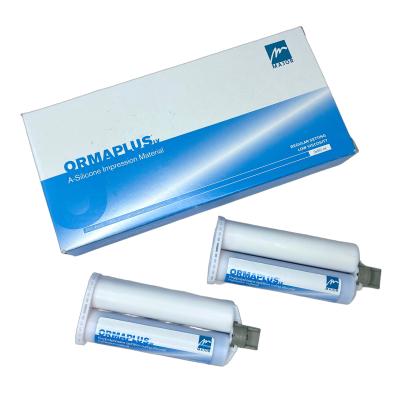 А-силікон ORMAPLUS LV REGULAR set 100 мл / 128 г (2 x 50 мл + 12 насадок для змішування