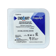 Машинні файли, Ендодонтичні ротаційні файли EndoArt Pedo Blue Kit 18 mm (015/06), (025/04), (030/04)