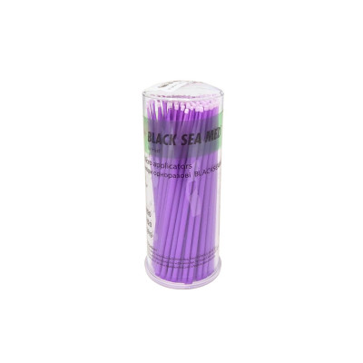 Мікроаплікатори BLACKSEAMED, №1 Ultrafine, Purple (фіолетові)