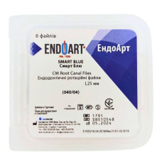 Машинні файли, Ендодонтичні ротаційні файли EndoArt Smart Blue 25 mm (040/04)