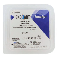 Машинні файли, Ендодонтичні ротаційні файли EndoArt Smart Blue 25 mm (035/04)