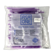 Слиновідсмоктувачі "ASA Dental", лавандові, 100шт