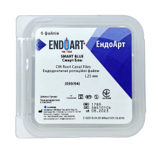Машинні файли, Ендодонтичні ротаційні файли EndoArt Smart Blue 25 mm (030/04)