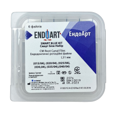 Машинні файли, Ендодонтичні ротаційні файли EndoArt Smart Blue Kit 31 mm (015/04), (020/04), (025/04), (035/04), (040/04)
