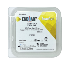 Машинні файли, Ендодонтичні ротаційні файли EndoArt Smart Gold 25 mm (015/04)