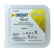 Машинні файли, Ендодонтичні ротаційні файли EndoArt Smart Gold Kit 25 mm (040/04)