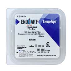 Машинні файли, Ендодонтичні ротаційні файли EndoArt Touch Blue 25 mm (020/06)