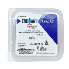 Машинні файли, Ендодонтичні ротаційні файли EndoArt Touch Blue 25 mm (025/06)