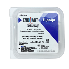 Машинні файли, Ендодонтичні ротаційні файли EndoArt Touch Blue Kit 25 mm (015/06). (020/06), (025/06), (030/06), (035/06), (040/06)