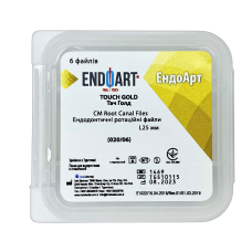 Машинні файли, Ендодонтичні ротаційні файли EndoArt Touch Gold 25 mm (020/06)