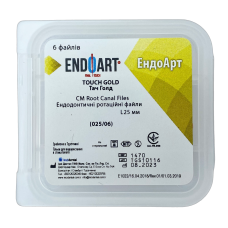 Машинні файли, Ендодонтичні ротаційні файли EndoArt Touch Gold 25 mm (025/06)