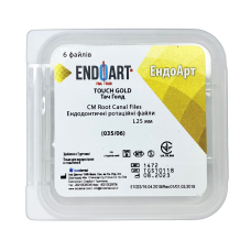Машинні файли, Ендодонтичні ротаційні файли EndoArt Touch Gold 25 mm (035/06)