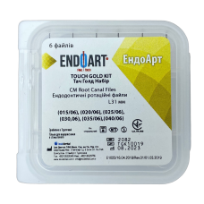 Машинні файли, Ендодонтичні ротаційні файли EndoArt Touch Gold 31 mm (015/06), (020/06), (025/06), (030/06), (035/06), (040/06)